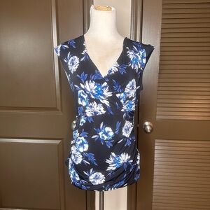 WHBM | Floral Surplice Top